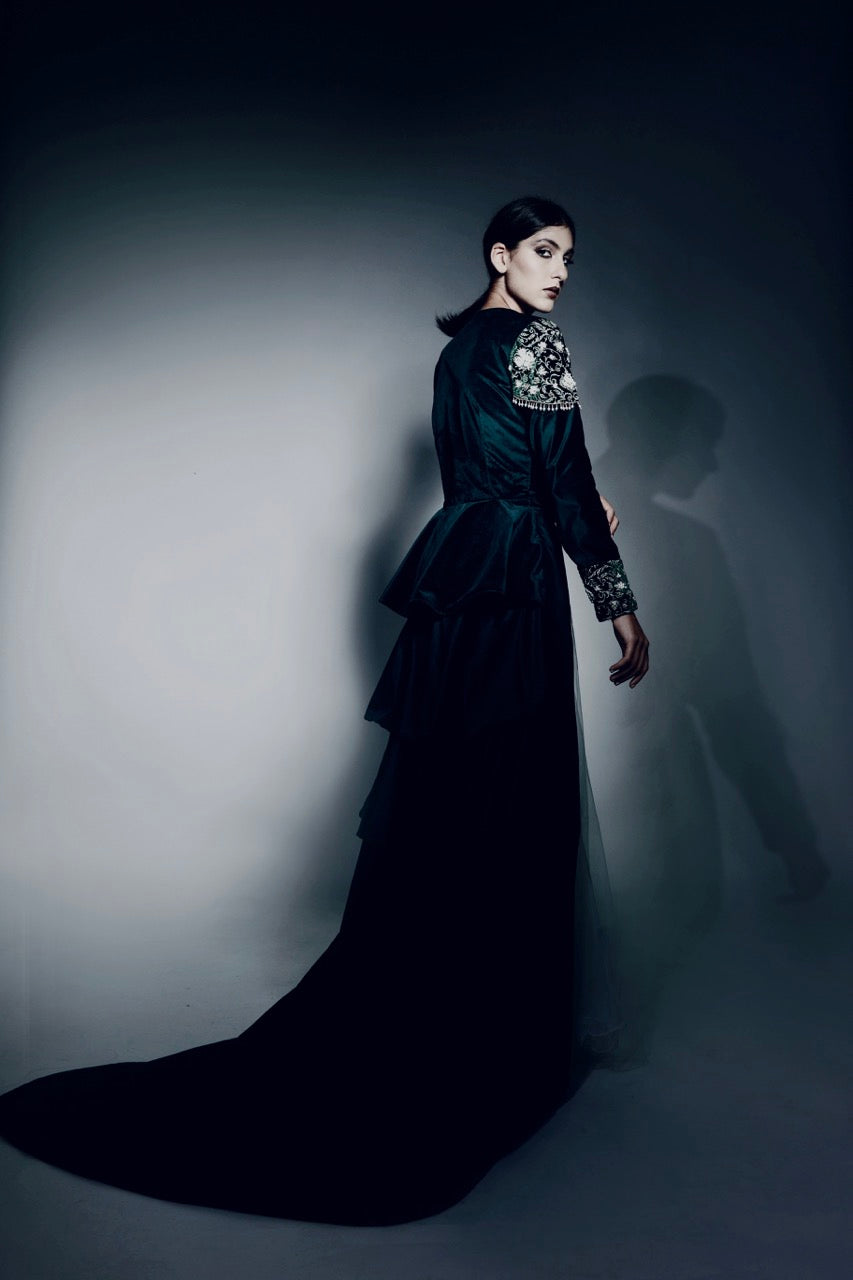 Victorian Forest Green Coat