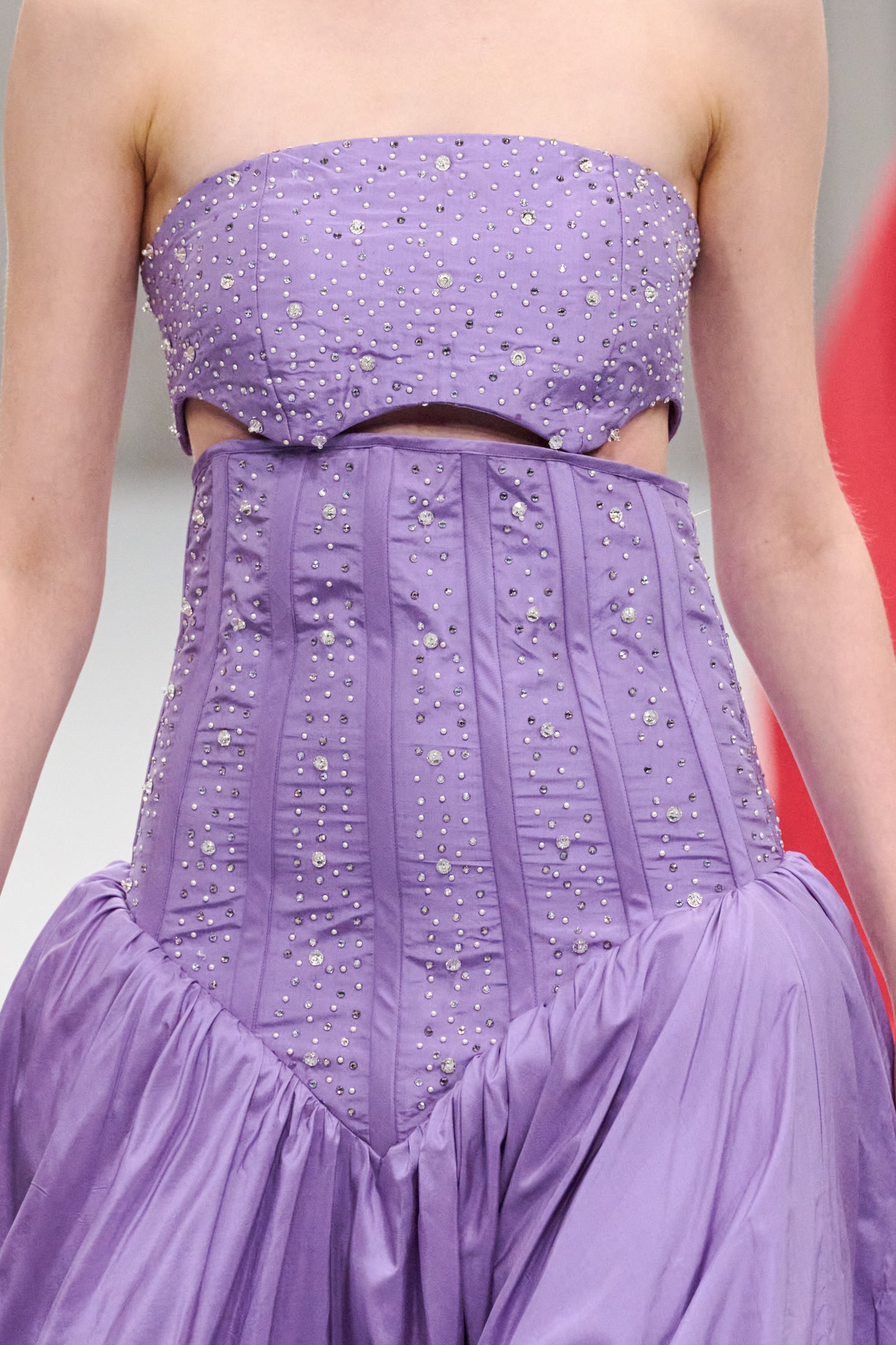 Fioletowy with Original Swarovski Embellishment