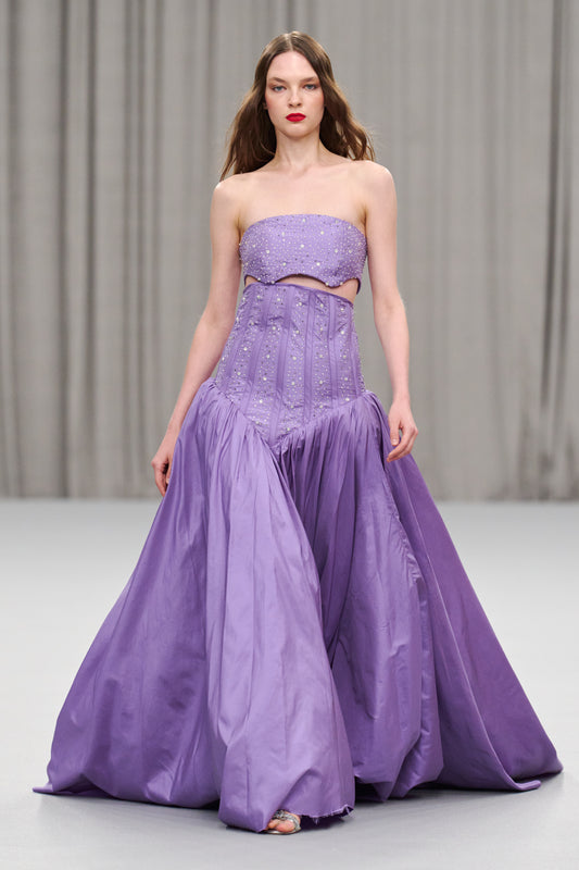 Fioletowy with Original Swarovski Embellishment